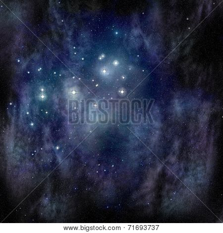 Pleiades (seven Sisters) In The Taurus Constellation