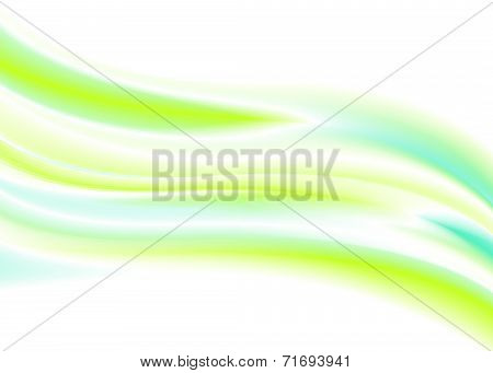 Abstract color wave design element