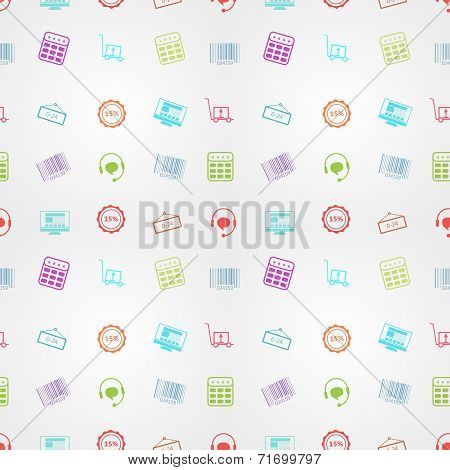Colored vector background for online sales
