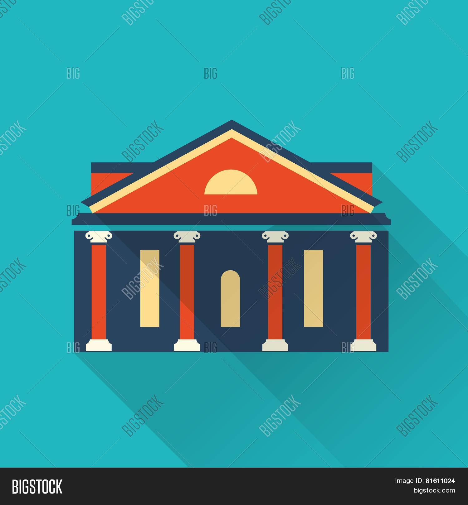 Vector Building House Vector & Photo (Free Trial) | Bigstock