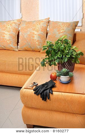 moderne Lounge Zimmer Ror Hintergrund