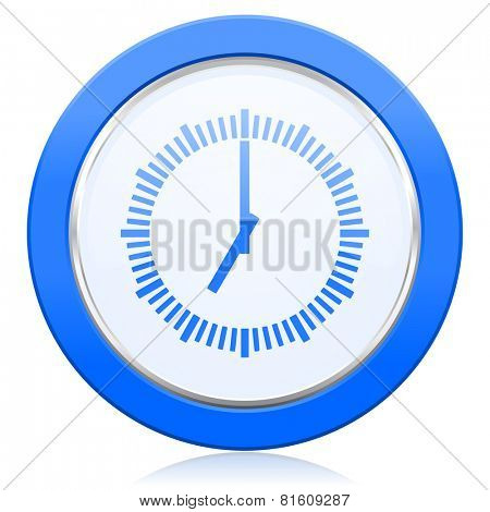 time icon clock sign 