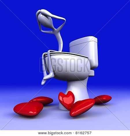 Lovesick In The Restroom