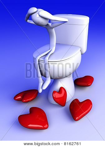 Lovesick In The Restroom