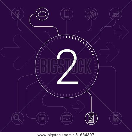Minimalist vector presentation template design. Editable and sizable friendly.