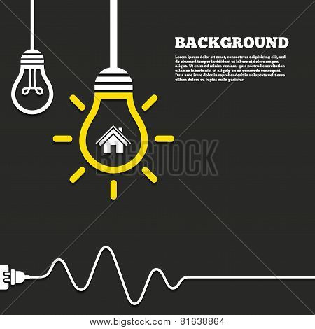 Home sign icon. Main page button. Navigation