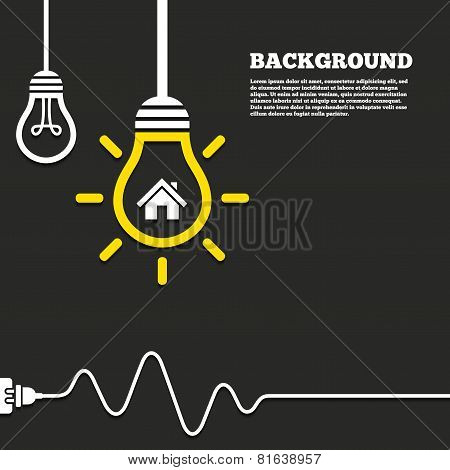 Home sign icon. Main page button. Navigation