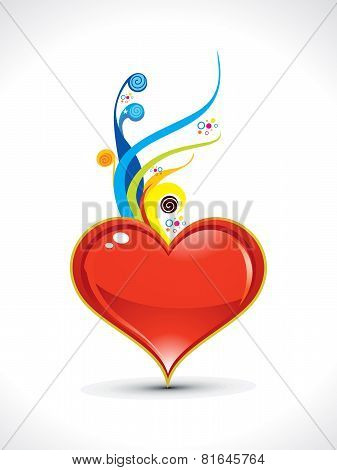 Abstract Artistic Colorful Love Background