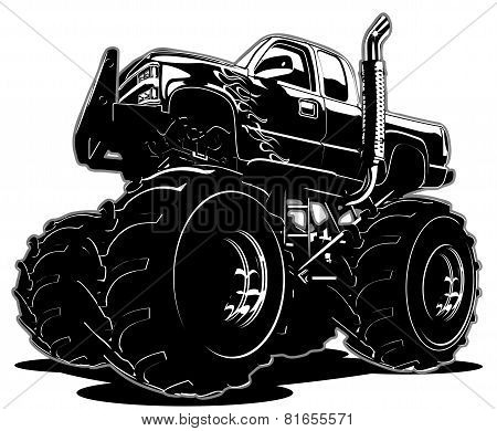 Cartoon Monster Truck