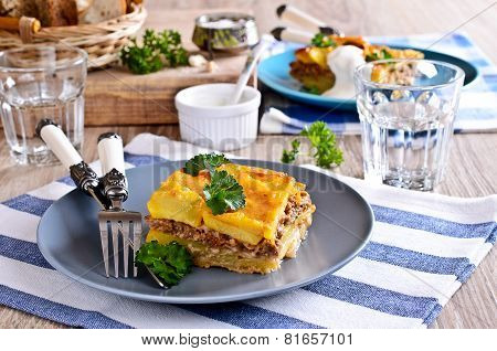 Graten Potatoes And Minced Meat