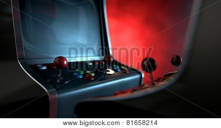 Arcade Machine Opposing Duel