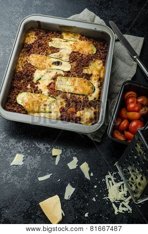 Noodle-free Zucchini Ribbon Lasagna