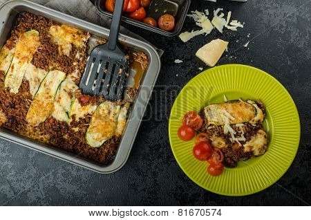 Noodle-free Zucchini Ribbon Lasagna