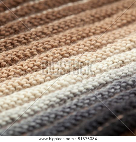 Macro Knitting Background