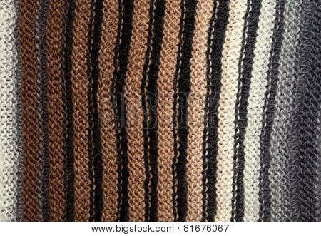 Macro Knitting Background