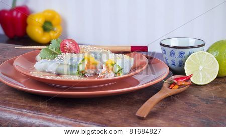 Vietnamese Rice Paper Rolls