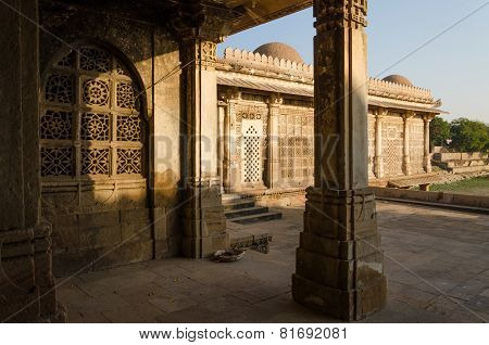 Sarkhej Roza Mosque In Ahmedabad