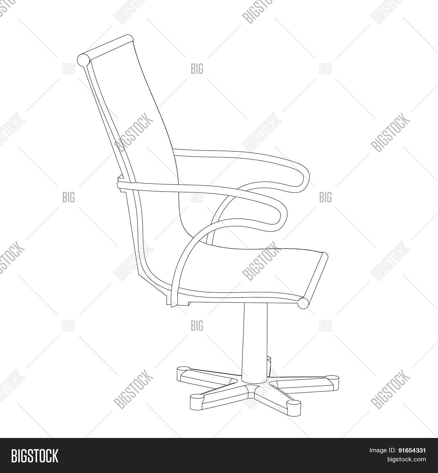 Office Chair Back On Vector & Photo (Free Trial) Bigstock