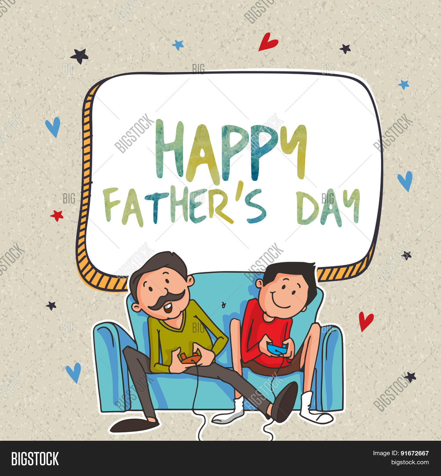 Son Dad Enjoying Vector & Photo (Free Trial) Bigstock