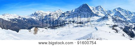 Panorama Of Alps