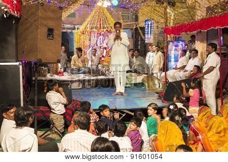Local Nightly Street Festical In Jodhpur