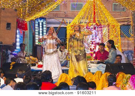 Local Nightly Street Festical In Jodhpur
