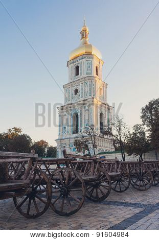 Saint Sophia Cathedral In Kiev Is An Outstanding Architectural Monument