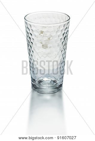 Empty glass isolated
