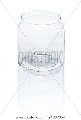 Empty glass isolated
