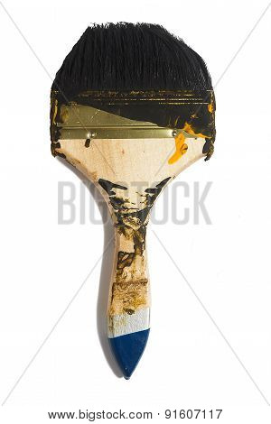 dirty paint brus