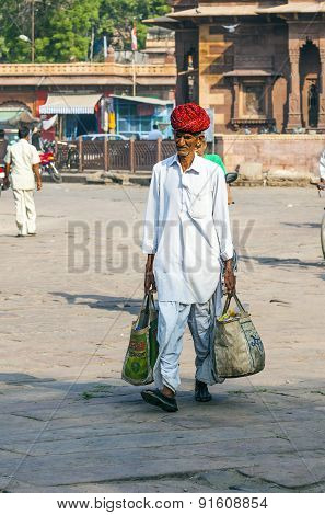 People Hurry At The Sadar Market At The Clocktower