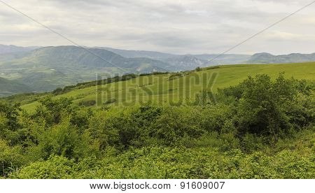 Ismayilli Mountains. Azerbaijan