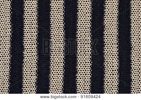 Striped Knitted Fabric Texture