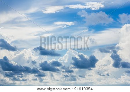 Blue sky texture