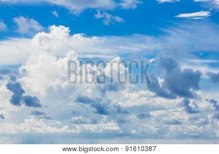 Blue sky texture
