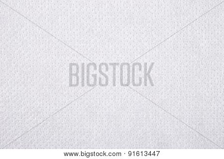 White Nonwoven Fabric Texture Background