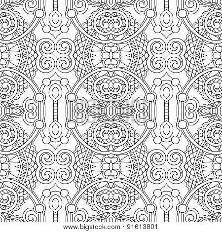 Black and white seamless pattern