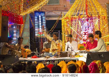 Local Nightly Street Festical In Jodhpur