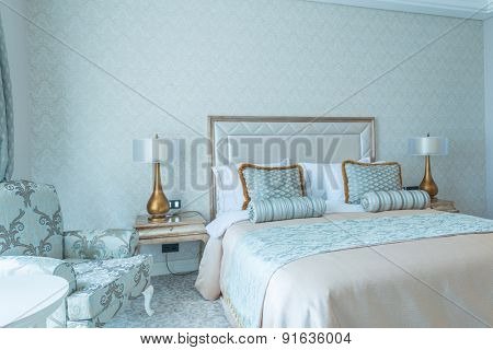 Bedroom room in modern style