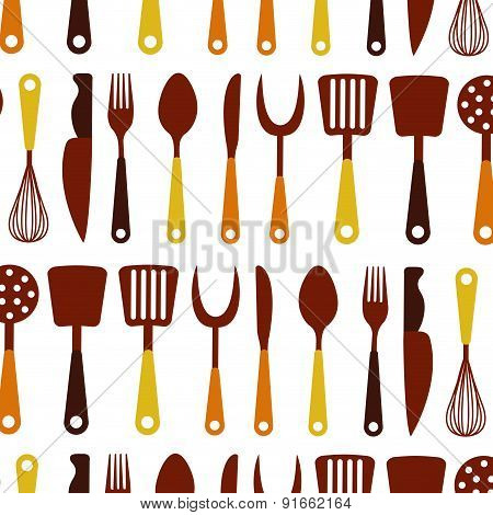 Kitchen design over white background vector illustration