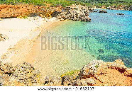 White Beach In Alghero Coast