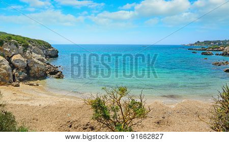 Desert Beach In Alghero, Sardinia
