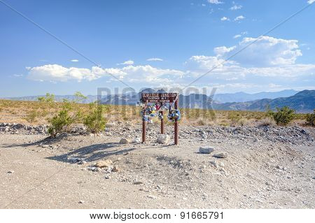Teakettle Junction In Death Valley In California, Usa