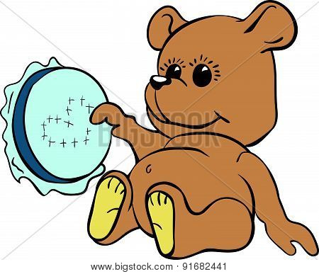 Embroidering Teddy