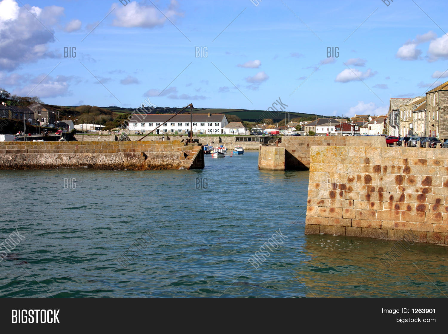 Porthleven Harbor, Image & Photo (Free Trial) Bigstock