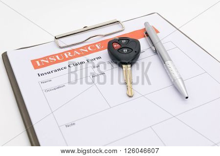 Car insurance form,  policy, concept, safe, accessory