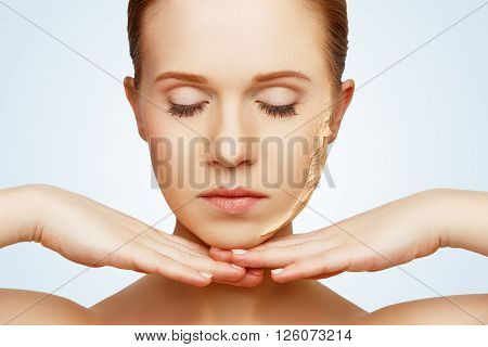beauty concept rejuvenation renewal skin care and skin problems