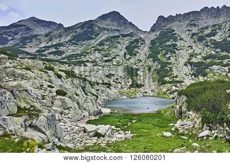 Amazing view of Samodivski Lakes, Pirin Mountain, Bulgaria