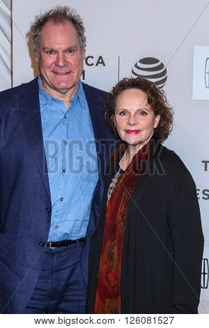 NEW YORK, NY - APRIL 16:  Actors Jay O. Sanders and Maryann Plunkett  attend 'The Family Fang' Premiere - 2016 Tribeca Film Festival on April 16, 2016 in New York City
