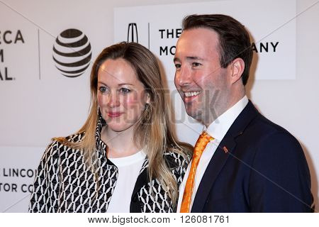 NEW YORK, NY - APRIL 16: Lindsay Schmidt and Edward Shapoff  attend 'Youth In Oregon' Premiere - 2016 Tribeca Film Festival  on April 16, 2016 in New York City
